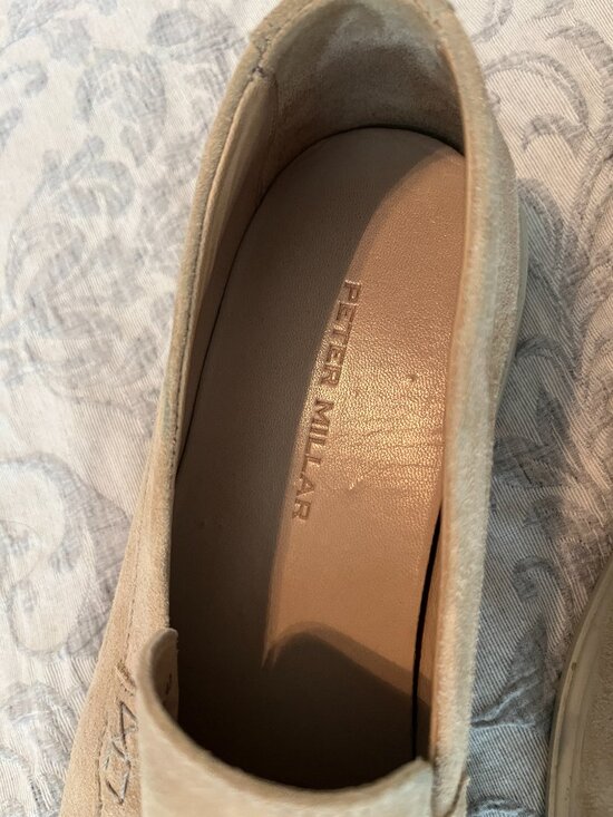 Peter Millar Cream Suede Shoes - Size 10 main image 6